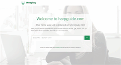 Desktop Screenshot of harpguide.com